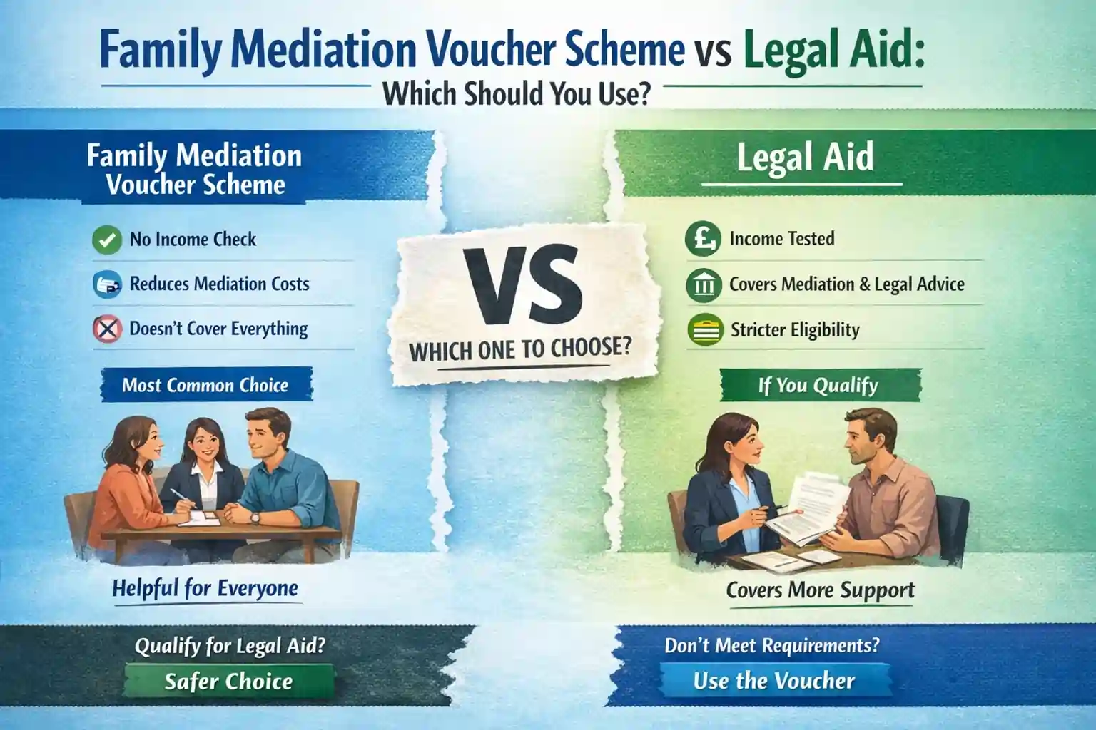 Family Mediation Voucher Scheme vs Legal Aid: Which Should You Use Portsmouth?