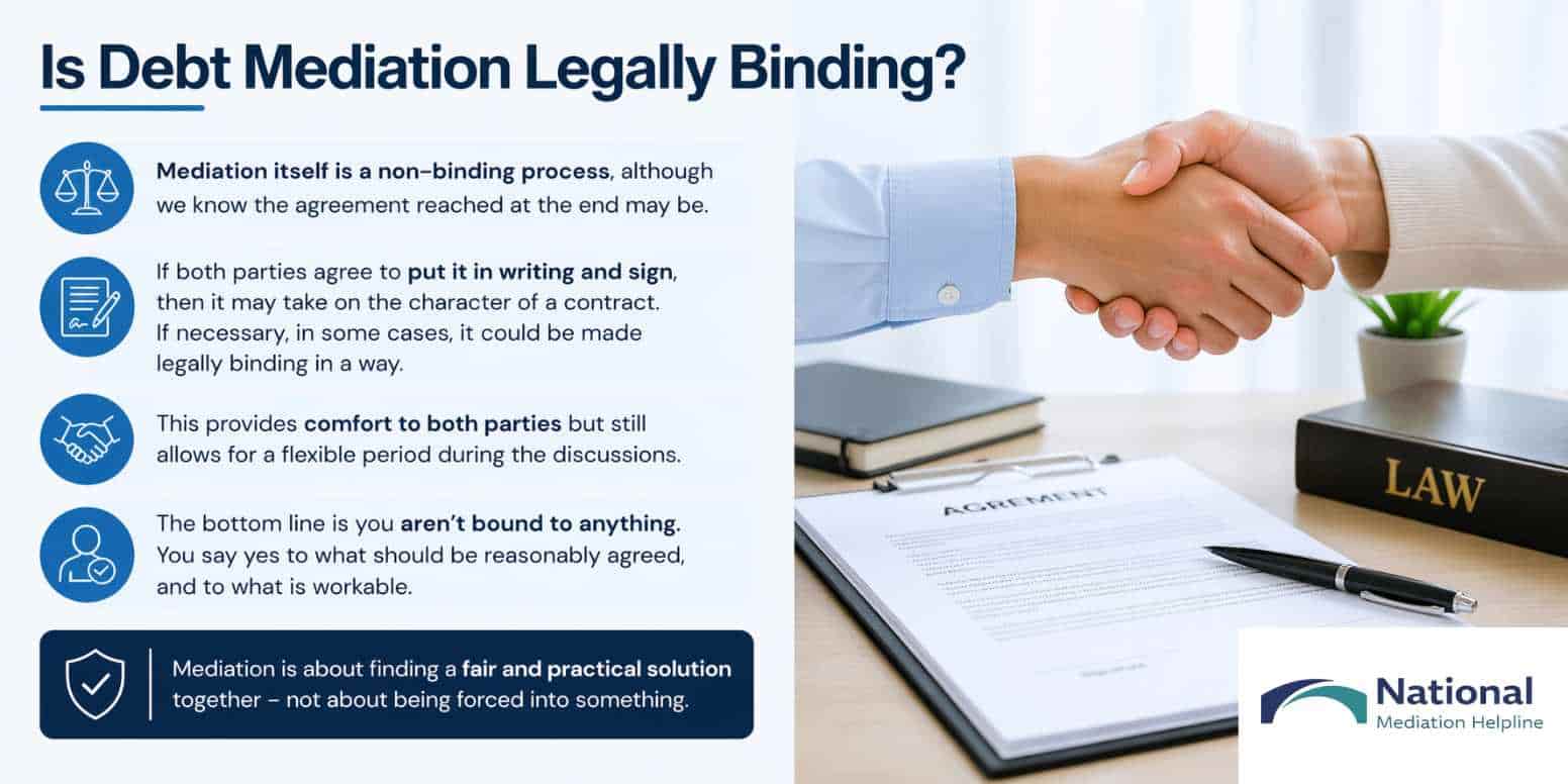 Is Debt Mediation Legally Binding Portsmouth